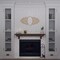 Ekena Millwork Elizabeth Wood Fretwork Pierced Medallion, 26"W x 13"H x 7 1/8"IW x 12 3/8"IH x 1/4"T, Red Oak CMWP26X13X0250EBRO - alternate 8